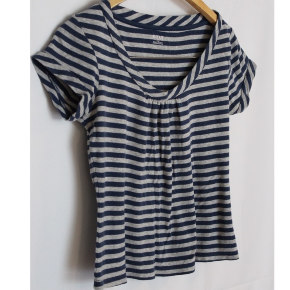 A.N.A. Striped Tee Shirt M